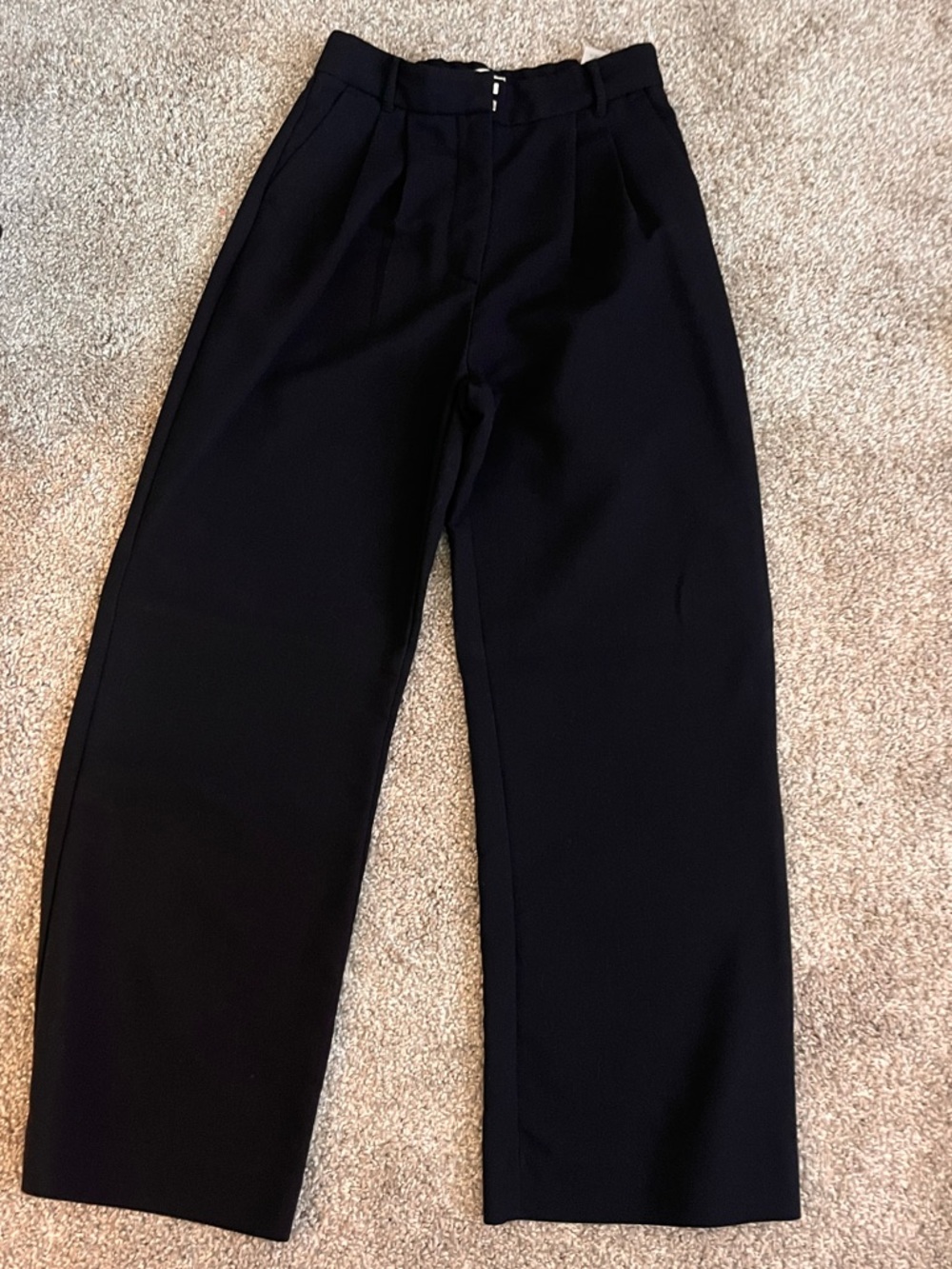 Abercrombie & Fitch Black Pleated Men’s Trousers
